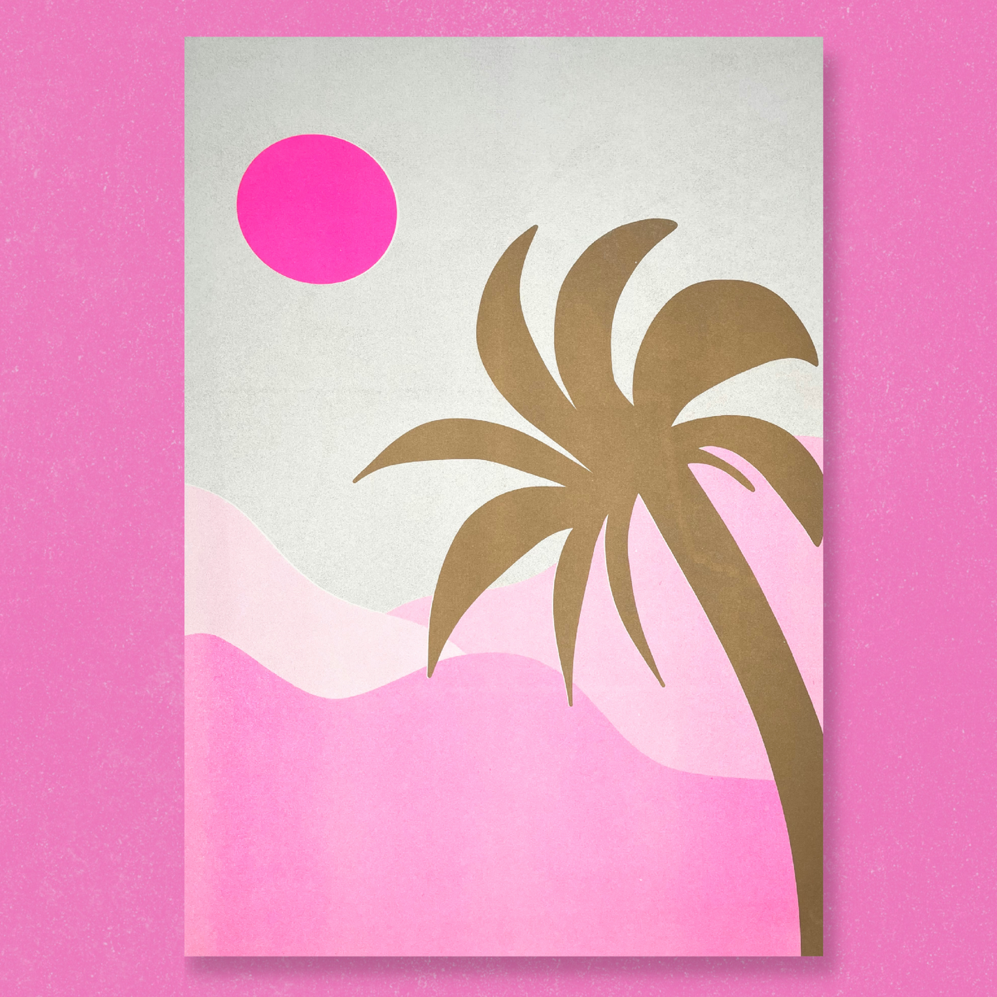 La Palma Pink A3 Risodruck