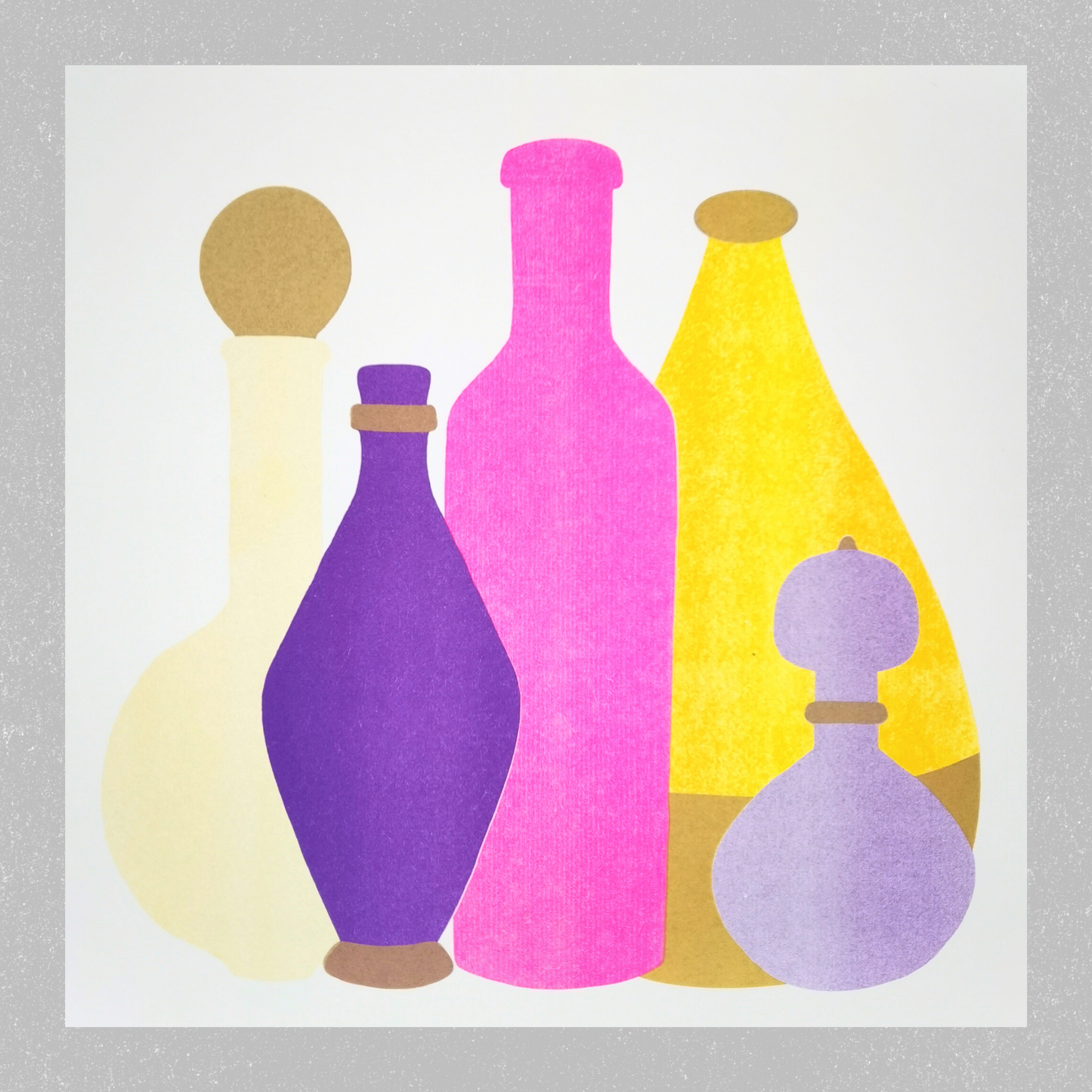 Magic Bottles 30x30 cm Risodruck