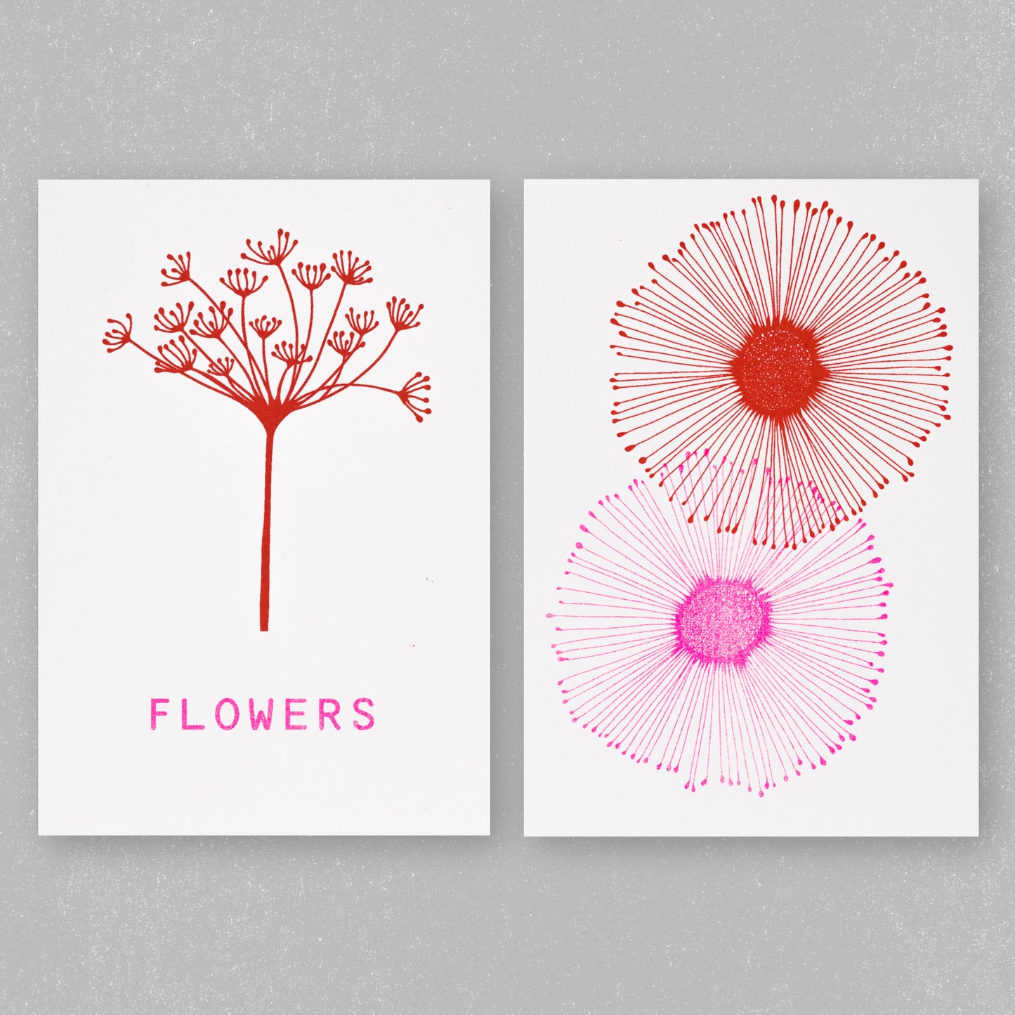 Riso Flowers Postkarten-Set