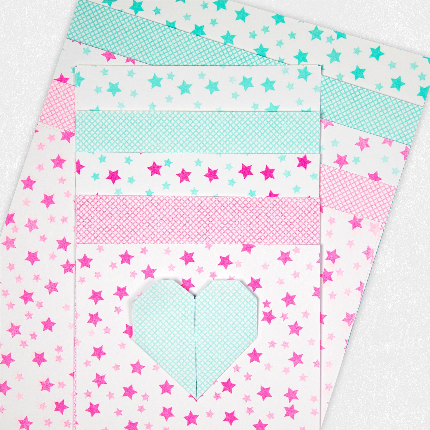 Risolove to fold - Risographie Origami Papier