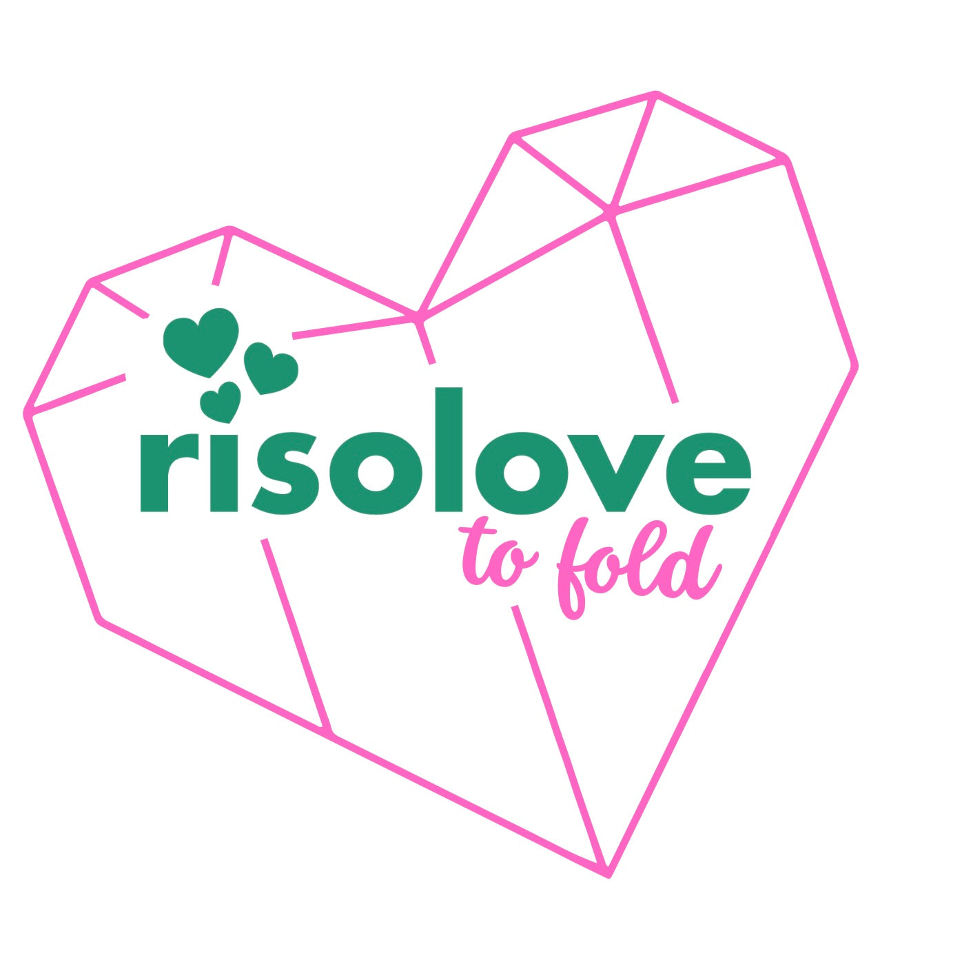 Risolove to fold - Risographie Origami Papier