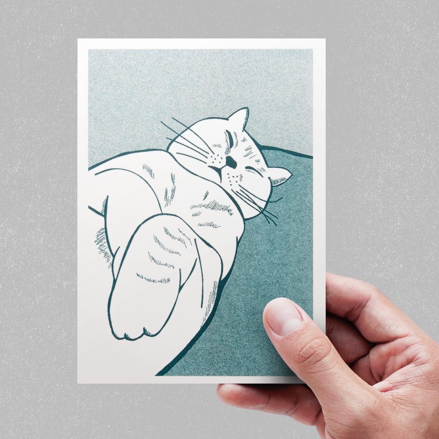 Best Cat Friend Postkarten-Set