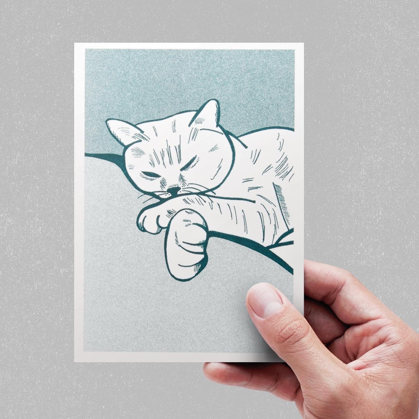 Best Cat Friend Postkarten-Set