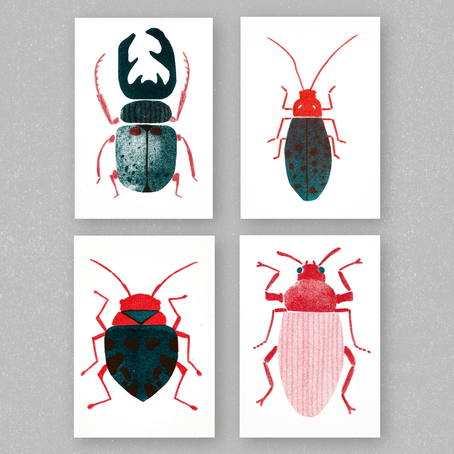 Riso Käfer Postkarten-Set