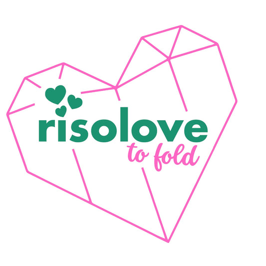 Risolove to fold - Risographie Origami Papier